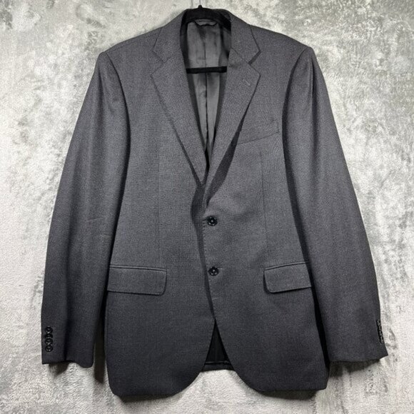 Harry Rosen Italian Wool Blazer 42L Made in Italy 💯% Virgin Wool Classic Luxury